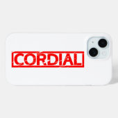 Cordial Stamp Case-Mate iPhone Case (Achterkant (horizontaal))