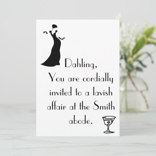 Cordial Uitnodiging (Staand voorkant)