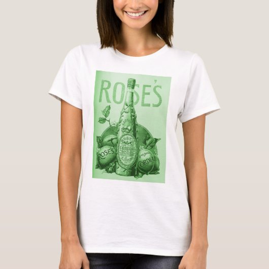 Cordial van het Limoen van het Roos Advert T-shirt (Voorkant)