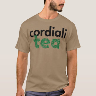 Cordiality Tea Lovers black T-shirt
