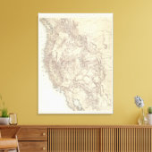 Cordilleras Canvas Afdruk (Insitu (Woonkamer))