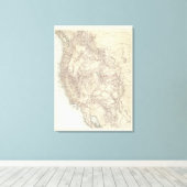 Cordilleras Canvas Afdruk (Insitu (Houten vloer))