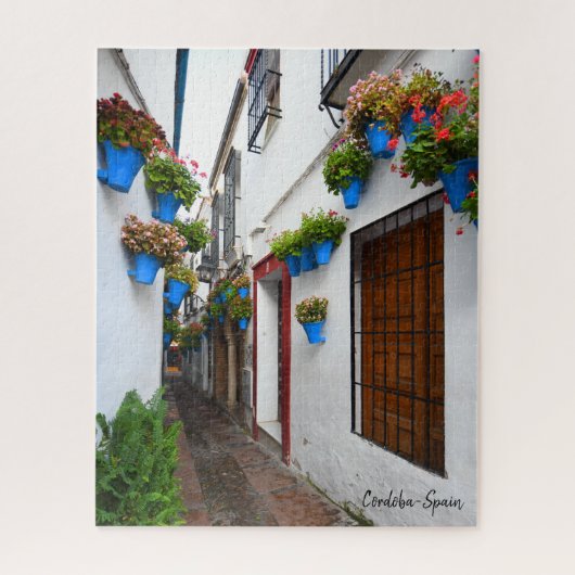 Cordoba Alleyway - het echte Spanje Legpuzzel (Verticaal)