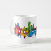 Córdoba Argentinië Skyline Koffiemok (Voorkant links)