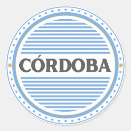 Córdoba City Pride Embleem – Argentijnse identitei Ronde Sticker