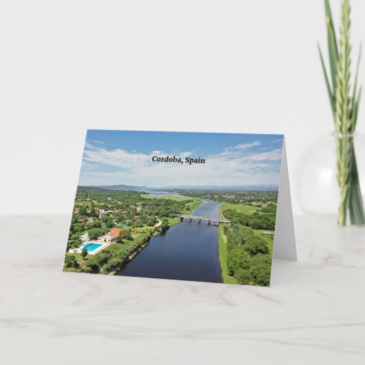 Cordoba, Spanje Kaart (Voorkant)