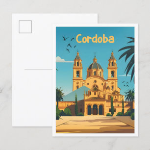 Cordoba Spanje Kunst Vintage Reizen Briefkaart