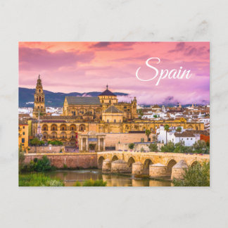 Cordoba, Spanje, prachtig Uitzicht van de zon Briefkaart