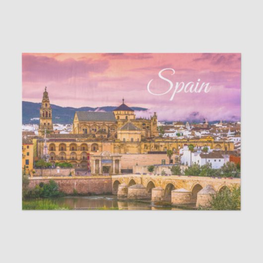 Cordoba, Spanje, prachtig Uitzicht van de zon Tissuepapier (Voorkant)