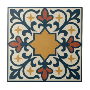 Cordoba Ster – Klassiek Moors Tegelontwerp Tegeltje