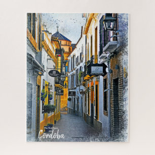 Cordoba Street — Spanje Briefkaart Legpuzzel