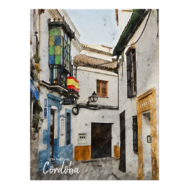 Cordoba Street - Spanje Perfect Poster
