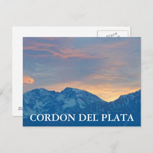 Cordon Del Plata Briefkaart (Voorkant / Achterkant)
