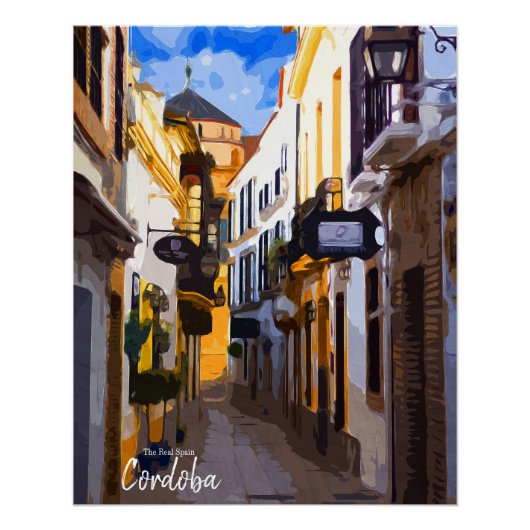 Cordoostraat -Spanje Perfect Poster (Voorkant)
