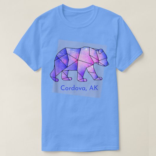 Cordova AK Galaxy Beer Abstract Geometrisch Dier T-shirt (Design voorkant)