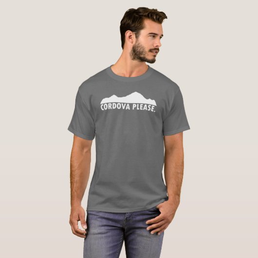 Cordova Alaska alsjeblieft T-shirt (Voorkant volledig)