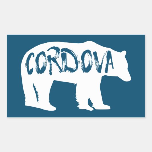 Cordova Alaska Beer Rechthoekige Sticker (Voorkant)