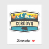Cordova, Alaska Sticker (Vel)