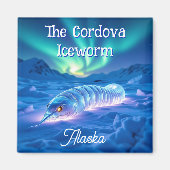 Cordova Iceworm Alaska Cryptid Myth   Magneet (Voorkant)