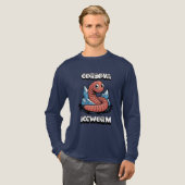 Cordova IJsworm Alaska Cryptid Tri-Blend Shirt (Voorkant)