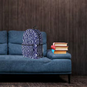 Cords of Navy Bedrukte Rugzak