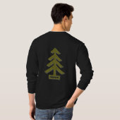 Corduroy Pine T-shirt (Achterkant volledig)