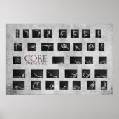 Core 26 Yoga-Poster Poster (Voorkant)