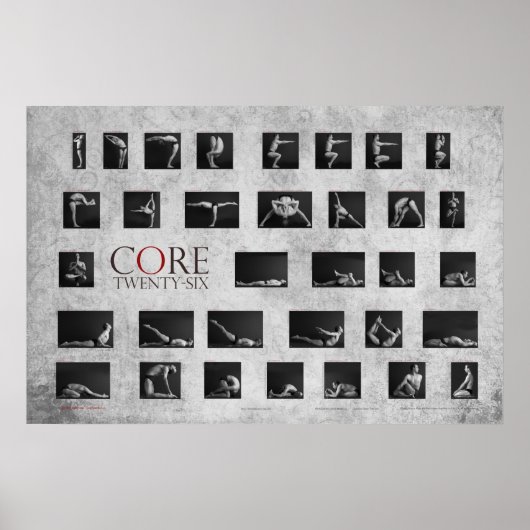 Core 26 Yoga-Poster Poster (Voorkant)