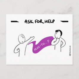 Core Protocol: Ask For Help Briefkaart