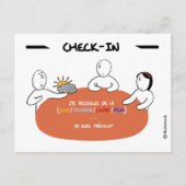 Core Protocol: Check-in Briefkaart (Voorkant)