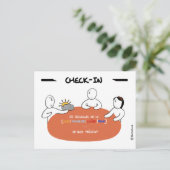 Core Protocol: Check-in Briefkaart (Staand voorkant)