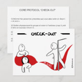 Core Protocol: Check-Out Briefkaart (Voorkant / Achterkant)