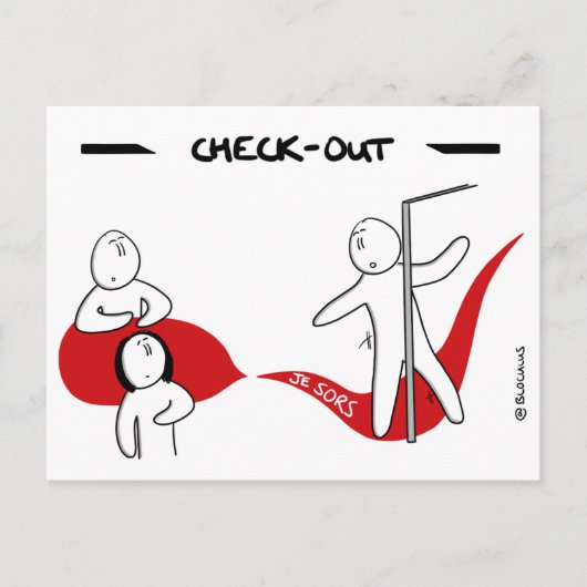 Core Protocol: Check-Out Briefkaart (Voorkant)