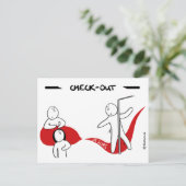 Core Protocol: Check-Out Briefkaart (Staand voorkant)