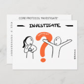 Core Protocol: Invesgate Briefkaart (Voorkant / Achterkant)
