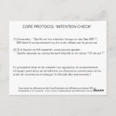 Core Protocol-kaart: IntentieCheck Briefkaart (Achterkant)