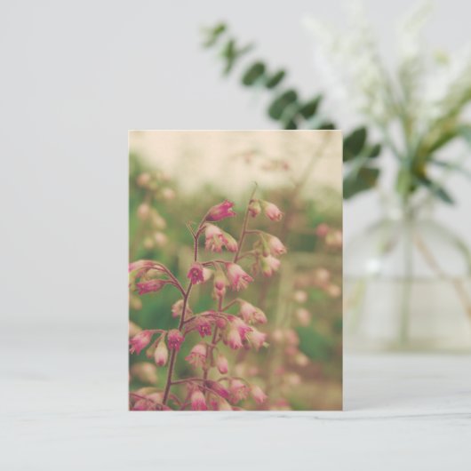 Corelbells, lentevloeren briefkaart (Staand voorkant)