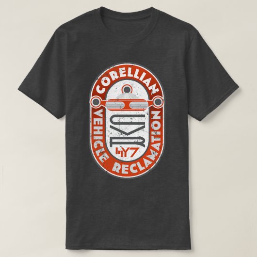 Corellian Vehicle Reclamation T-shirt (Design voorkant)