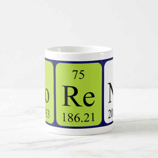 Corene periodieke lijstnaam mok (Center)