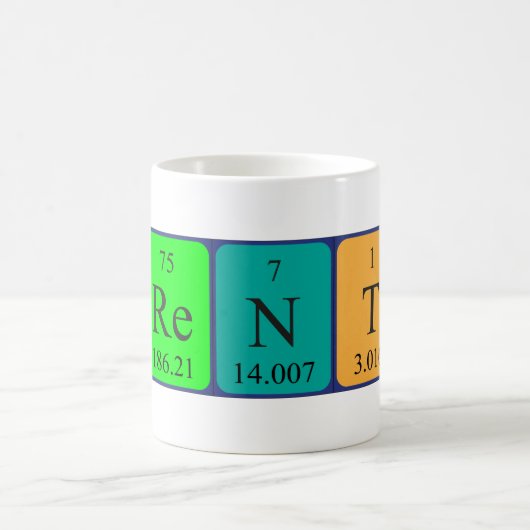 Corentin periodieke lijstnaam mok (Center)