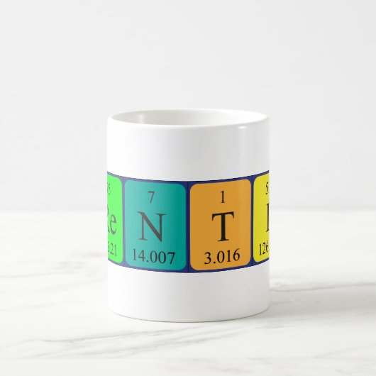 Corentin periodieke lijstnaam mok (Center)