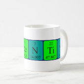 Corentin periodieke lijstnaam mok (Voorkant rechts)