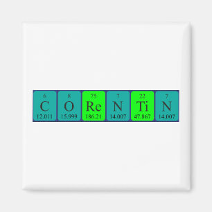 Corentin periodieke tabelnaam magneet