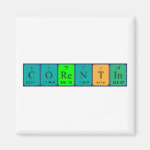 Corentin periodieke tabelnaam magneet (Voorkant)