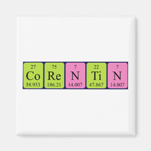 Corentin periodieke tabelnaam magneet