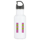 Corentin periodieke tabelnaam waterfles (Achterkant)