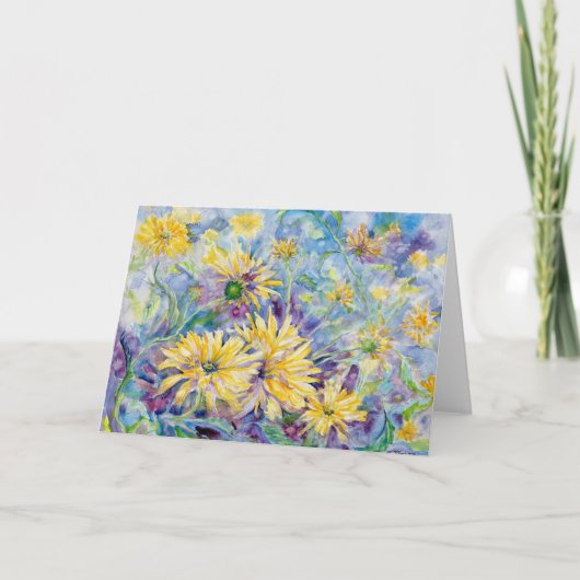 Coreopsis Blank Notecard Bedankkaart (Voorkant)