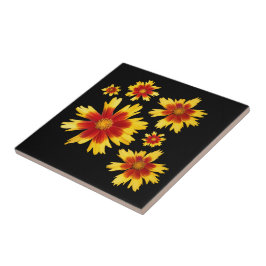 Coreopsis Gold en Bronze Tickseed Flower Medley Tegeltje