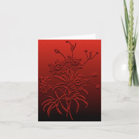 Coreopsis Lege Notecard Kaart (Voorkant)