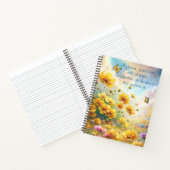 Coreopsis & Quote Notitieboek (Binnen)